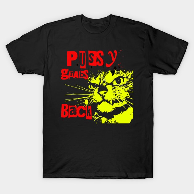 Pussy Grabs Back T-Shirt by Tainted